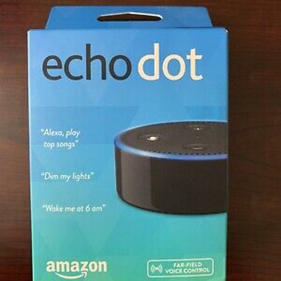 Amazon Echo Dot (2nd Generation) Smart Speaker - Black NEW in Box - Picture 1 of 3